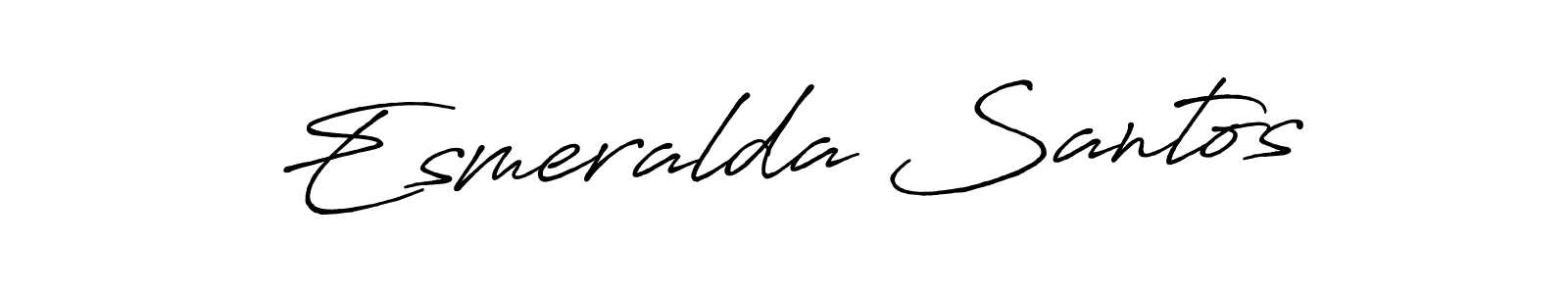 Make a short Esmeralda Santos signature style. Manage your documents anywhere anytime using Antro_Vectra_Bolder. Create and add eSignatures, submit forms, share and send files easily. Esmeralda Santos signature style 7 images and pictures png