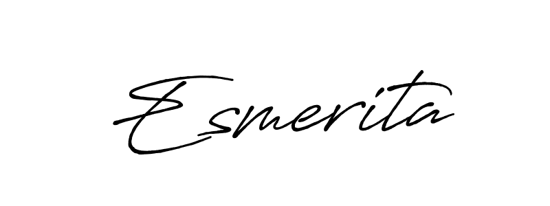 You should practise on your own different ways (Antro_Vectra_Bolder) to write your name (Esmerita) in signature. don't let someone else do it for you. Esmerita signature style 7 images and pictures png