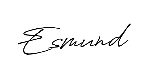 Make a beautiful signature design for name Esmund. Use this online signature maker to create a handwritten signature for free. Esmund signature style 7 images and pictures png