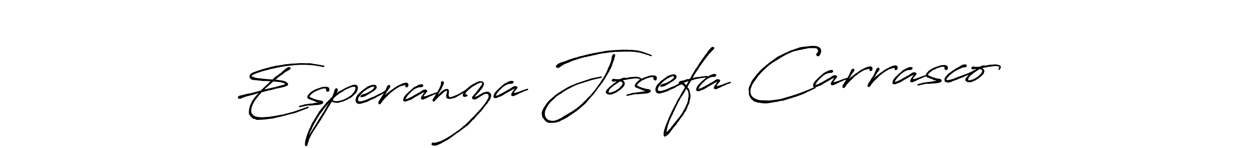 Make a short Esperanza Josefa Carrasco signature style. Manage your documents anywhere anytime using Antro_Vectra_Bolder. Create and add eSignatures, submit forms, share and send files easily. Esperanza Josefa Carrasco signature style 7 images and pictures png