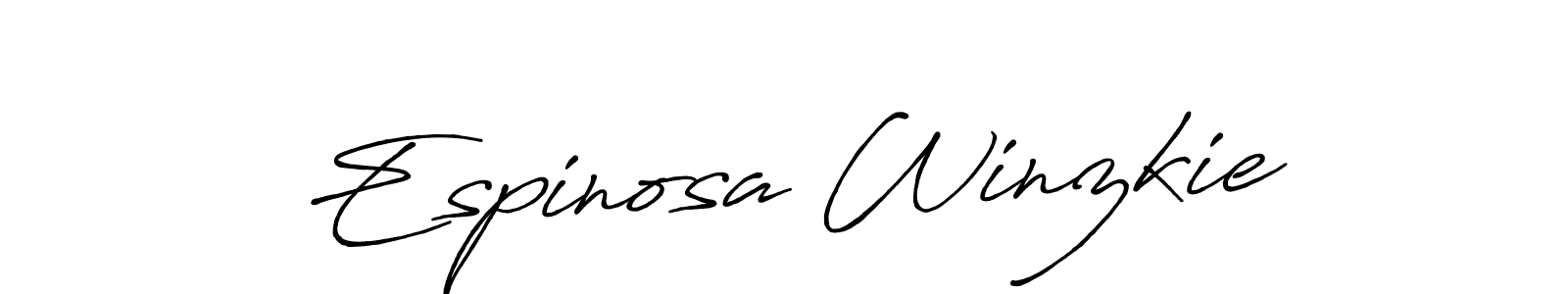 It looks lik you need a new signature style for name Espinosa Winzkie. Design unique handwritten (Antro_Vectra_Bolder) signature with our free signature maker in just a few clicks. Espinosa Winzkie signature style 7 images and pictures png