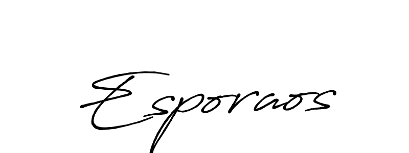 See photos of Esporaos official signature by Spectra . Check more albums & portfolios. Read reviews & check more about Antro_Vectra_Bolder font. Esporaos signature style 7 images and pictures png