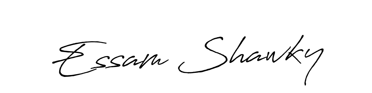 You can use this online signature creator to create a handwritten signature for the name Essam Shawky. This is the best online autograph maker. Essam Shawky signature style 7 images and pictures png