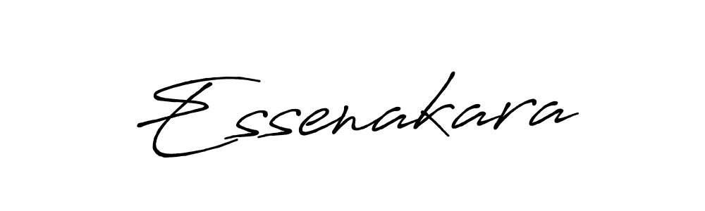 Make a beautiful signature design for name Essenakara. With this signature (Antro_Vectra_Bolder) style, you can create a handwritten signature for free. Essenakara signature style 7 images and pictures png