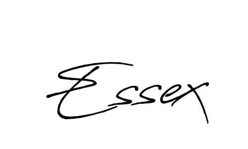 Create a beautiful signature design for name Essex. With this signature (Antro_Vectra_Bolder) fonts, you can make a handwritten signature for free. Essex signature style 7 images and pictures png