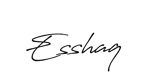 Best and Professional Signature Style for Esshaq. Antro_Vectra_Bolder Best Signature Style Collection. Esshaq signature style 7 images and pictures png