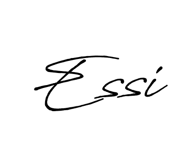 Essi stylish signature style. Best Handwritten Sign (Antro_Vectra_Bolder) for my name. Handwritten Signature Collection Ideas for my name Essi. Essi signature style 7 images and pictures png