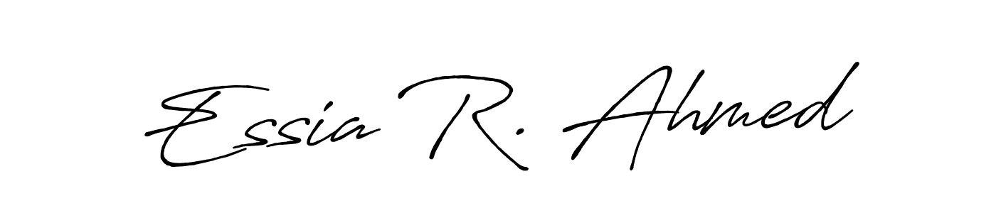 Here are the top 10 professional signature styles for the name Essia R. Ahmed. These are the best autograph styles you can use for your name. Essia R. Ahmed signature style 7 images and pictures png