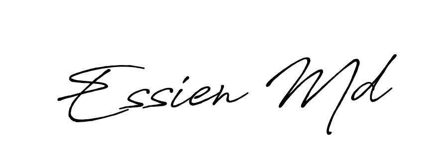 This is the best signature style for the Essien Md name. Also you like these signature font (Antro_Vectra_Bolder). Mix name signature. Essien Md signature style 7 images and pictures png