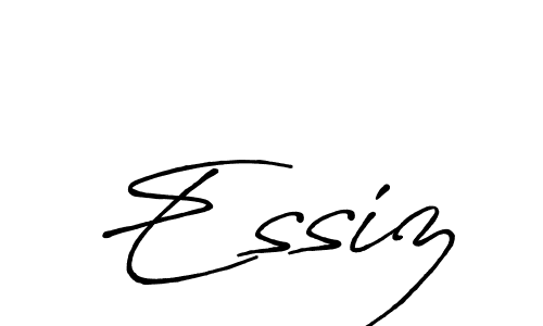 Essiz stylish signature style. Best Handwritten Sign (Antro_Vectra_Bolder) for my name. Handwritten Signature Collection Ideas for my name Essiz. Essiz signature style 7 images and pictures png