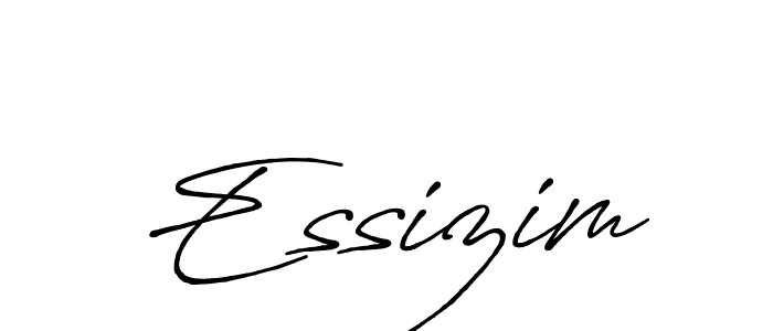 if you are searching for the best signature style for your name Essizim. so please give up your signature search. here we have designed multiple signature styles  using Antro_Vectra_Bolder. Essizim signature style 7 images and pictures png