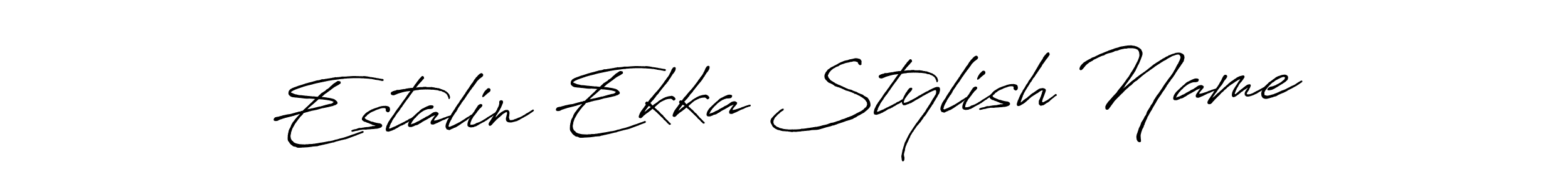 The best way (Antro_Vectra_Bolder) to make a short signature is to pick only two or three words in your name. The name Estalin Ekka Stylish Name include a total of six letters. For converting this name. Estalin Ekka Stylish Name signature style 7 images and pictures png