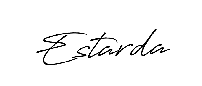 It looks lik you need a new signature style for name Estarda. Design unique handwritten (Antro_Vectra_Bolder) signature with our free signature maker in just a few clicks. Estarda signature style 7 images and pictures png