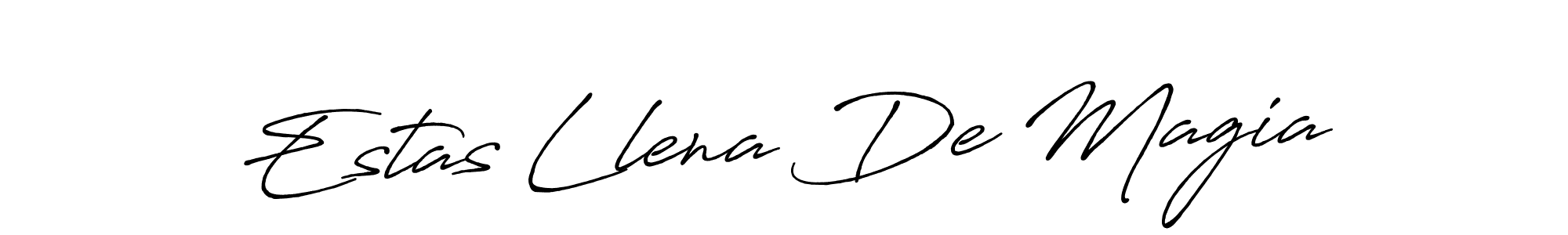 This is the best signature style for the Estas Llena De Magia name. Also you like these signature font (Antro_Vectra_Bolder). Mix name signature. Estas Llena De Magia signature style 7 images and pictures png