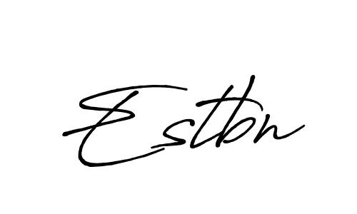 Estbn stylish signature style. Best Handwritten Sign (Antro_Vectra_Bolder) for my name. Handwritten Signature Collection Ideas for my name Estbn. Estbn signature style 7 images and pictures png