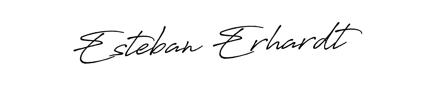 if you are searching for the best signature style for your name Esteban Erhardt. so please give up your signature search. here we have designed multiple signature styles  using Antro_Vectra_Bolder. Esteban Erhardt signature style 7 images and pictures png