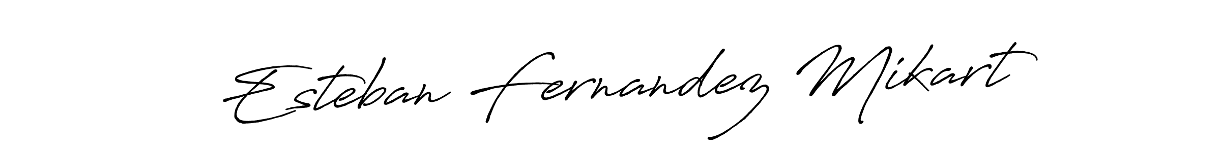 How to Draw Esteban Fernandez Mikart signature style? Antro_Vectra_Bolder is a latest design signature styles for name Esteban Fernandez Mikart. Esteban Fernandez Mikart signature style 7 images and pictures png