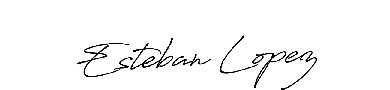 Antro_Vectra_Bolder is a professional signature style that is perfect for those who want to add a touch of class to their signature. It is also a great choice for those who want to make their signature more unique. Get Esteban Lopez name to fancy signature for free. Esteban Lopez signature style 7 images and pictures png