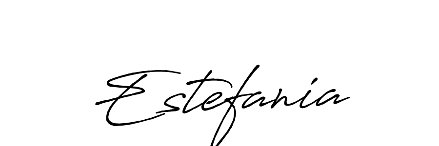 Make a short Estefania signature style. Manage your documents anywhere anytime using Antro_Vectra_Bolder. Create and add eSignatures, submit forms, share and send files easily. Estefania signature style 7 images and pictures png