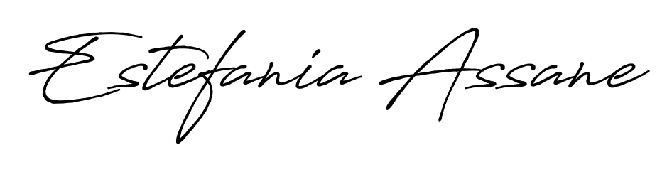 Use a signature maker to create a handwritten signature online. With this signature software, you can design (Antro_Vectra_Bolder) your own signature for name Estefania Assane. Estefania Assane signature style 7 images and pictures png