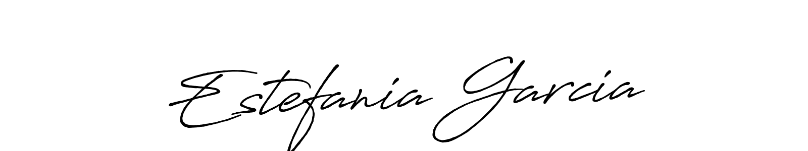 if you are searching for the best signature style for your name Estefania Garcia. so please give up your signature search. here we have designed multiple signature styles  using Antro_Vectra_Bolder. Estefania Garcia signature style 7 images and pictures png