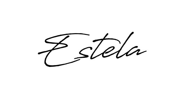 Also You can easily find your signature by using the search form. We will create Estela name handwritten signature images for you free of cost using Antro_Vectra_Bolder sign style. Estela signature style 7 images and pictures png