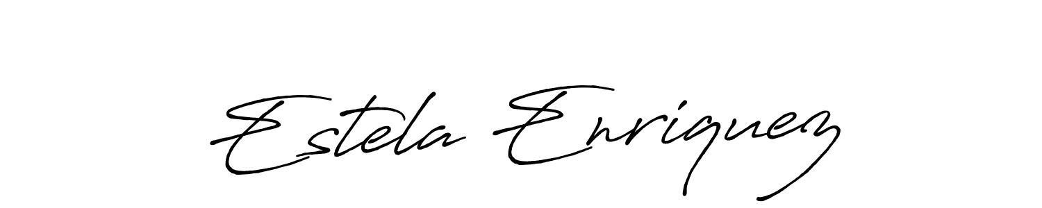 Use a signature maker to create a handwritten signature online. With this signature software, you can design (Antro_Vectra_Bolder) your own signature for name Estela Enriquez. Estela Enriquez signature style 7 images and pictures png