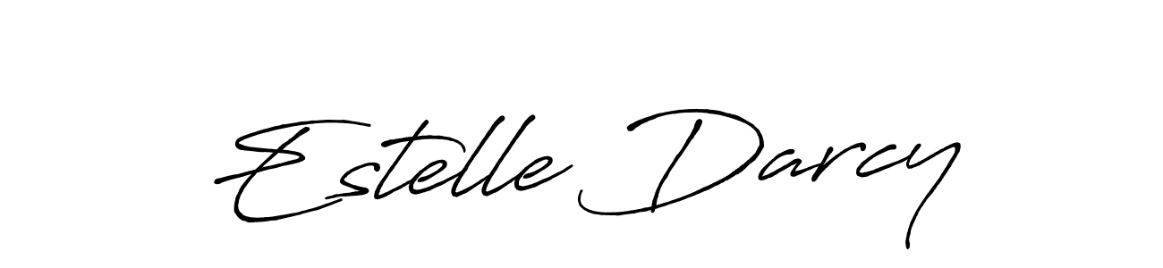 Once you've used our free online signature maker to create your best signature Antro_Vectra_Bolder style, it's time to enjoy all of the benefits that Estelle Darcy name signing documents. Estelle Darcy signature style 7 images and pictures png