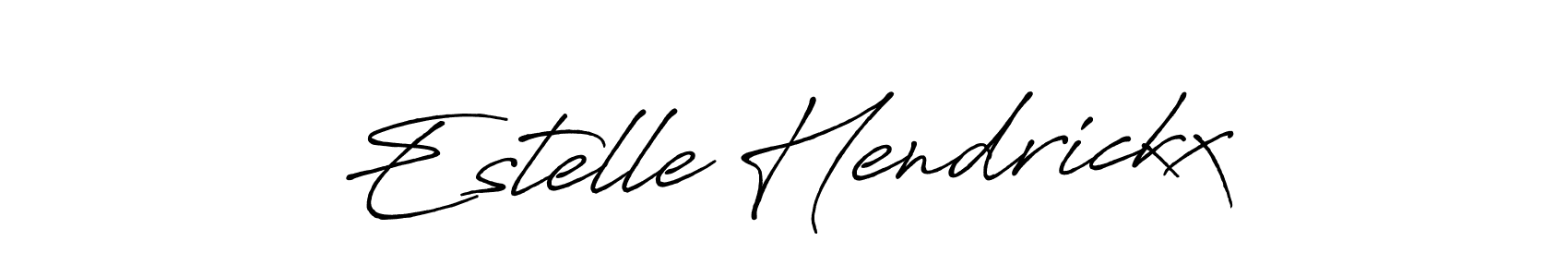 Design your own signature with our free online signature maker. With this signature software, you can create a handwritten (Antro_Vectra_Bolder) signature for name Estelle Hendrickx. Estelle Hendrickx signature style 7 images and pictures png