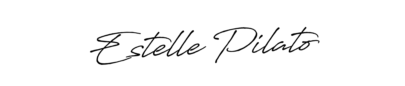 Use a signature maker to create a handwritten signature online. With this signature software, you can design (Antro_Vectra_Bolder) your own signature for name Estelle Pilato. Estelle Pilato signature style 7 images and pictures png