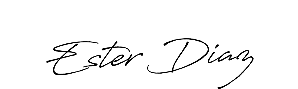 Similarly Antro_Vectra_Bolder is the best handwritten signature design. Signature creator online .You can use it as an online autograph creator for name Ester Diaz. Ester Diaz signature style 7 images and pictures png