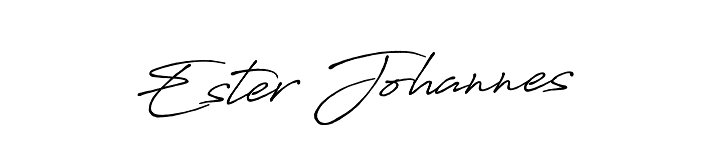 Design your own signature with our free online signature maker. With this signature software, you can create a handwritten (Antro_Vectra_Bolder) signature for name Ester Johannes. Ester Johannes signature style 7 images and pictures png
