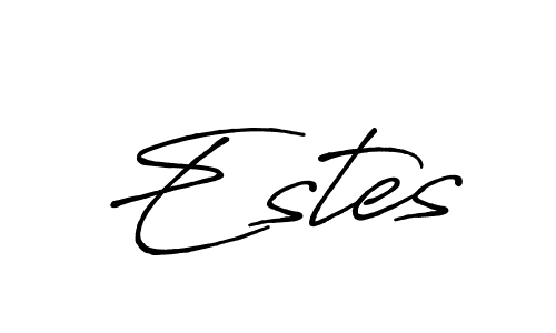 How to make Estes name signature. Use Antro_Vectra_Bolder style for creating short signs online. This is the latest handwritten sign. Estes signature style 7 images and pictures png