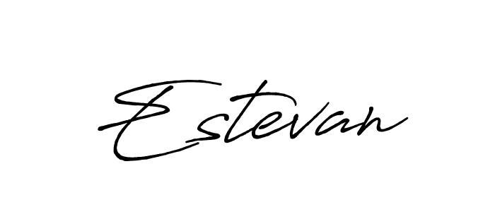 Once you've used our free online signature maker to create your best signature Antro_Vectra_Bolder style, it's time to enjoy all of the benefits that Estevan name signing documents. Estevan signature style 7 images and pictures png