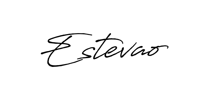 Create a beautiful signature design for name Estevao. With this signature (Antro_Vectra_Bolder) fonts, you can make a handwritten signature for free. Estevao signature style 7 images and pictures png