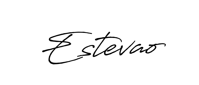 Create a beautiful signature design for name Estevao. With this signature (Antro_Vectra_Bolder) fonts, you can make a handwritten signature for free. Estevao signature style 7 images and pictures png