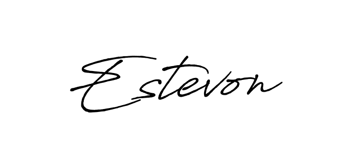 if you are searching for the best signature style for your name Estevon. so please give up your signature search. here we have designed multiple signature styles  using Antro_Vectra_Bolder. Estevon signature style 7 images and pictures png