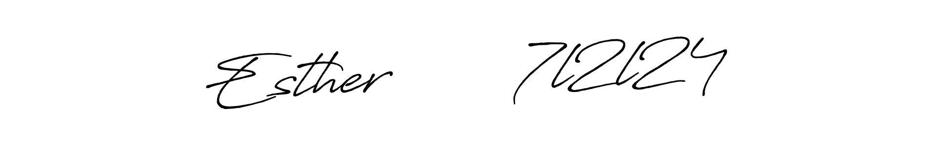 See photos of Esther       7l2l24 official signature by Spectra . Check more albums & portfolios. Read reviews & check more about Antro_Vectra_Bolder font. Esther       7l2l24 signature style 7 images and pictures png