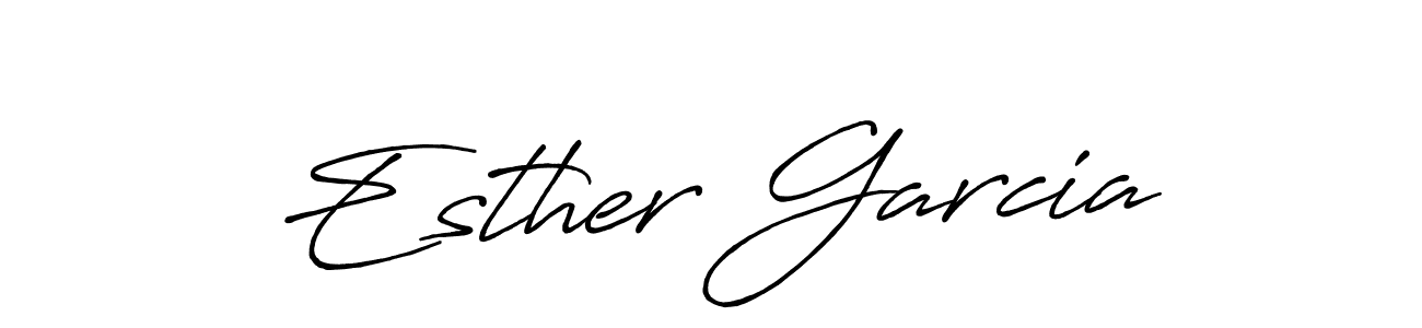 Also You can easily find your signature by using the search form. We will create Esther Garcia name handwritten signature images for you free of cost using Antro_Vectra_Bolder sign style. Esther Garcia signature style 7 images and pictures png