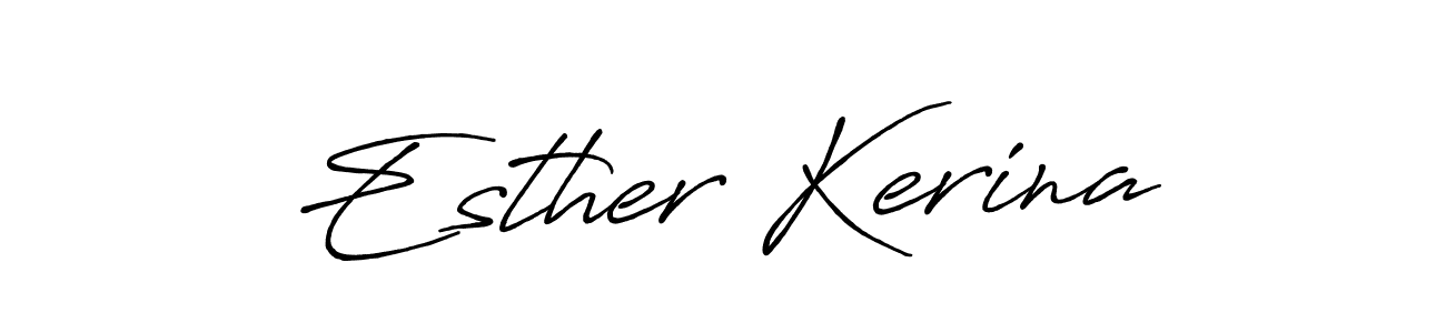 Check out images of Autograph of Esther Kerina name. Actor Esther Kerina Signature Style. Antro_Vectra_Bolder is a professional sign style online. Esther Kerina signature style 7 images and pictures png