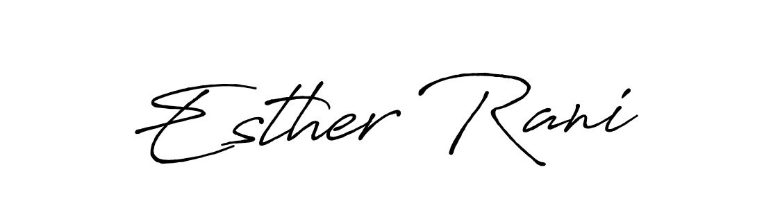 This is the best signature style for the Esther Rani name. Also you like these signature font (Antro_Vectra_Bolder). Mix name signature. Esther Rani signature style 7 images and pictures png