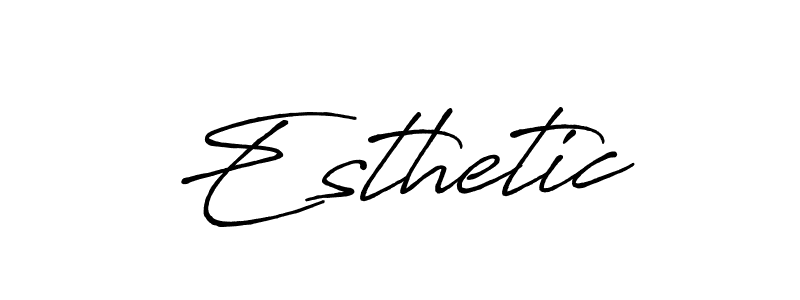 How to Draw Esthetic signature style? Antro_Vectra_Bolder is a latest design signature styles for name Esthetic. Esthetic signature style 7 images and pictures png