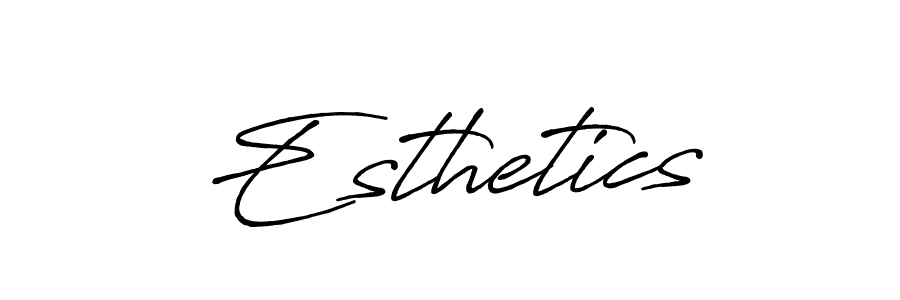 Use a signature maker to create a handwritten signature online. With this signature software, you can design (Antro_Vectra_Bolder) your own signature for name Esthetics. Esthetics signature style 7 images and pictures png