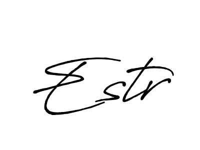 It looks lik you need a new signature style for name Estr. Design unique handwritten (Antro_Vectra_Bolder) signature with our free signature maker in just a few clicks. Estr signature style 7 images and pictures png