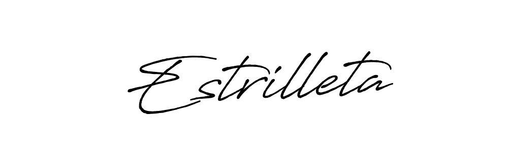 It looks lik you need a new signature style for name Estrilleta. Design unique handwritten (Antro_Vectra_Bolder) signature with our free signature maker in just a few clicks. Estrilleta signature style 7 images and pictures png