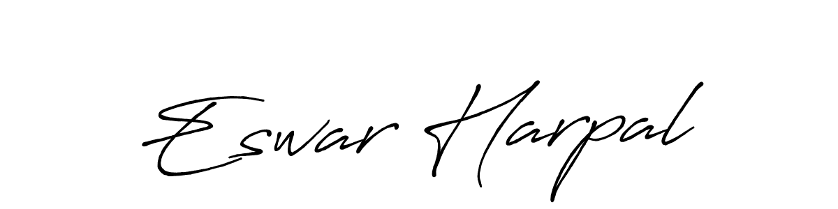 Make a beautiful signature design for name Eswar Harpal. Use this online signature maker to create a handwritten signature for free. Eswar Harpal signature style 7 images and pictures png