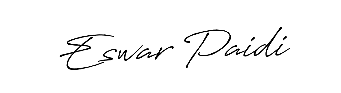 How to Draw Eswar Paidi signature style? Antro_Vectra_Bolder is a latest design signature styles for name Eswar Paidi. Eswar Paidi signature style 7 images and pictures png