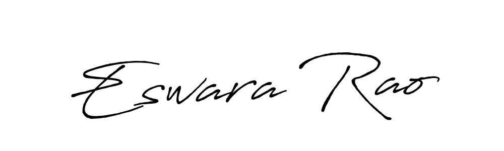 How to make Eswara Rao signature? Antro_Vectra_Bolder is a professional autograph style. Create handwritten signature for Eswara Rao name. Eswara Rao signature style 7 images and pictures png