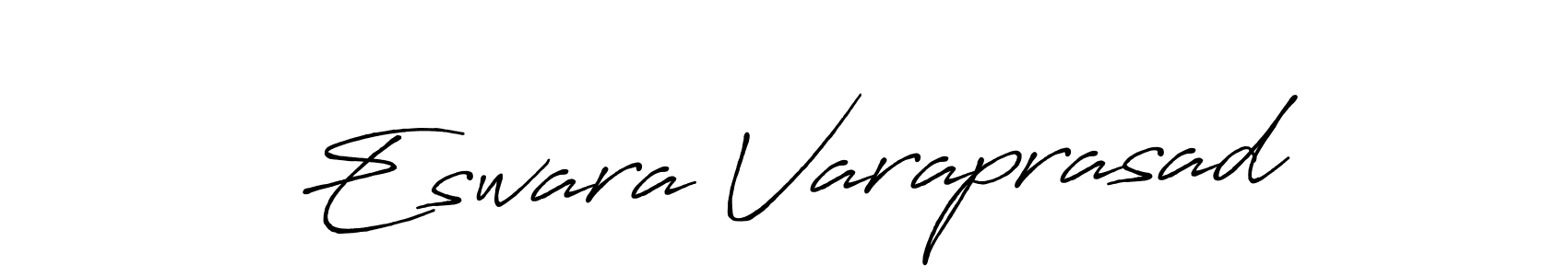 Design your own signature with our free online signature maker. With this signature software, you can create a handwritten (Antro_Vectra_Bolder) signature for name Eswara Varaprasad. Eswara Varaprasad signature style 7 images and pictures png