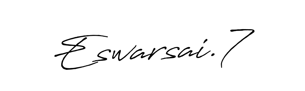 if you are searching for the best signature style for your name Eswarsai.7. so please give up your signature search. here we have designed multiple signature styles  using Antro_Vectra_Bolder. Eswarsai.7 signature style 7 images and pictures png